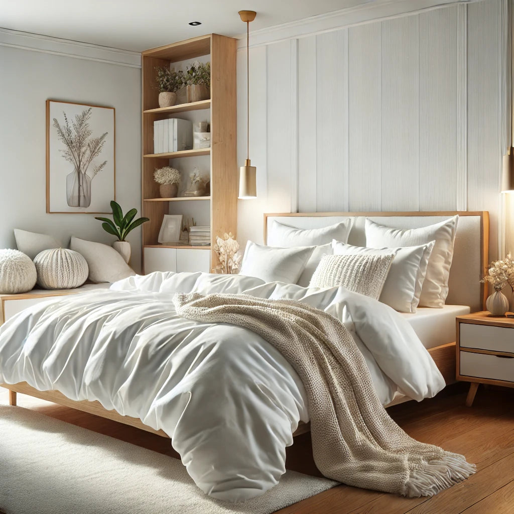 White bedding sheets discount