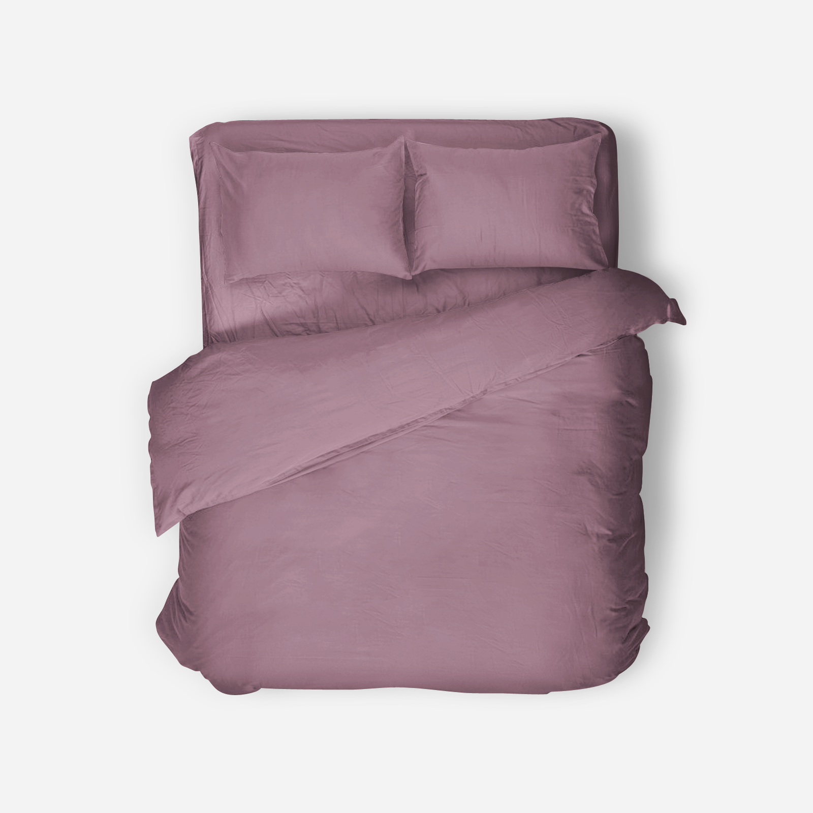 Treat yourself to our elegant old rose  sheets. This 4-piece set adds a soft, romantic touch while offering all-night comfort and smoothness.