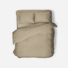Earth-toned and effortlessly stylish, this taupe bed sheet set includes everything you need for a relaxed, cozy bedroom feel.