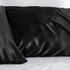 Luxurious mulberry silk pillow covers with smooth, soft texture – gentle on skin and hair, perfect for a restful night’s sleep.