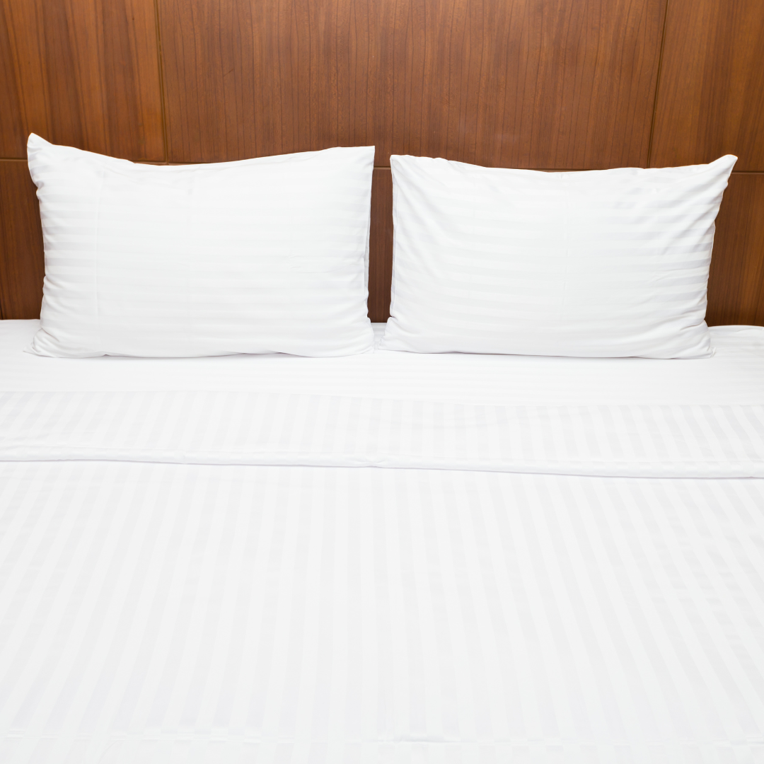 cotton white striped bedsheet us 