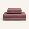 Treat yourself to our elegant old rose silk sheets. This 4-piece set adds a soft, romantic touch while offering all-night comfort and smoothness.