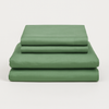 Refresh your bedroom with this calming sage green bed sheet set. Includes 4 pieces made from lightweight, breathable cotton for everyday luxury.