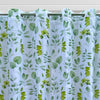 3-in-1 built in hooks, detachable liner, botanical curtain esign