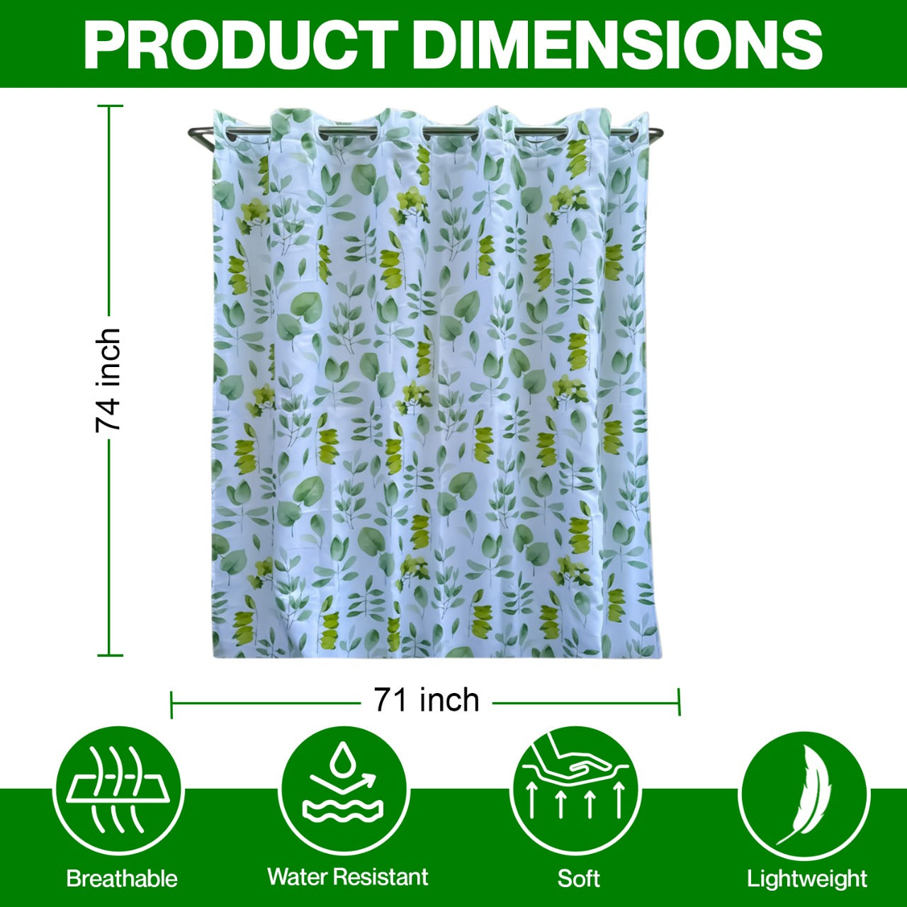 74 x 71 inch standard size 